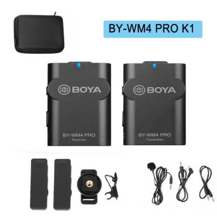 ไมโครโฟนไร้สาย BOYA MICROPHONE BOYA BY-WM4 PRO K1_1